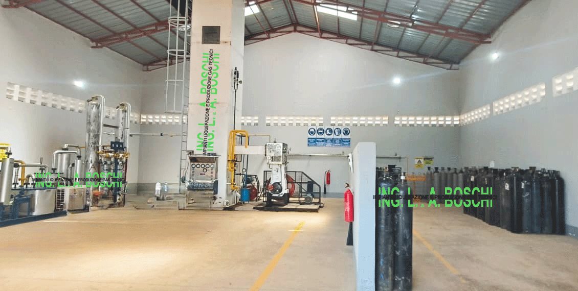 Complete Oxygen Plant with Cylinder Filling System